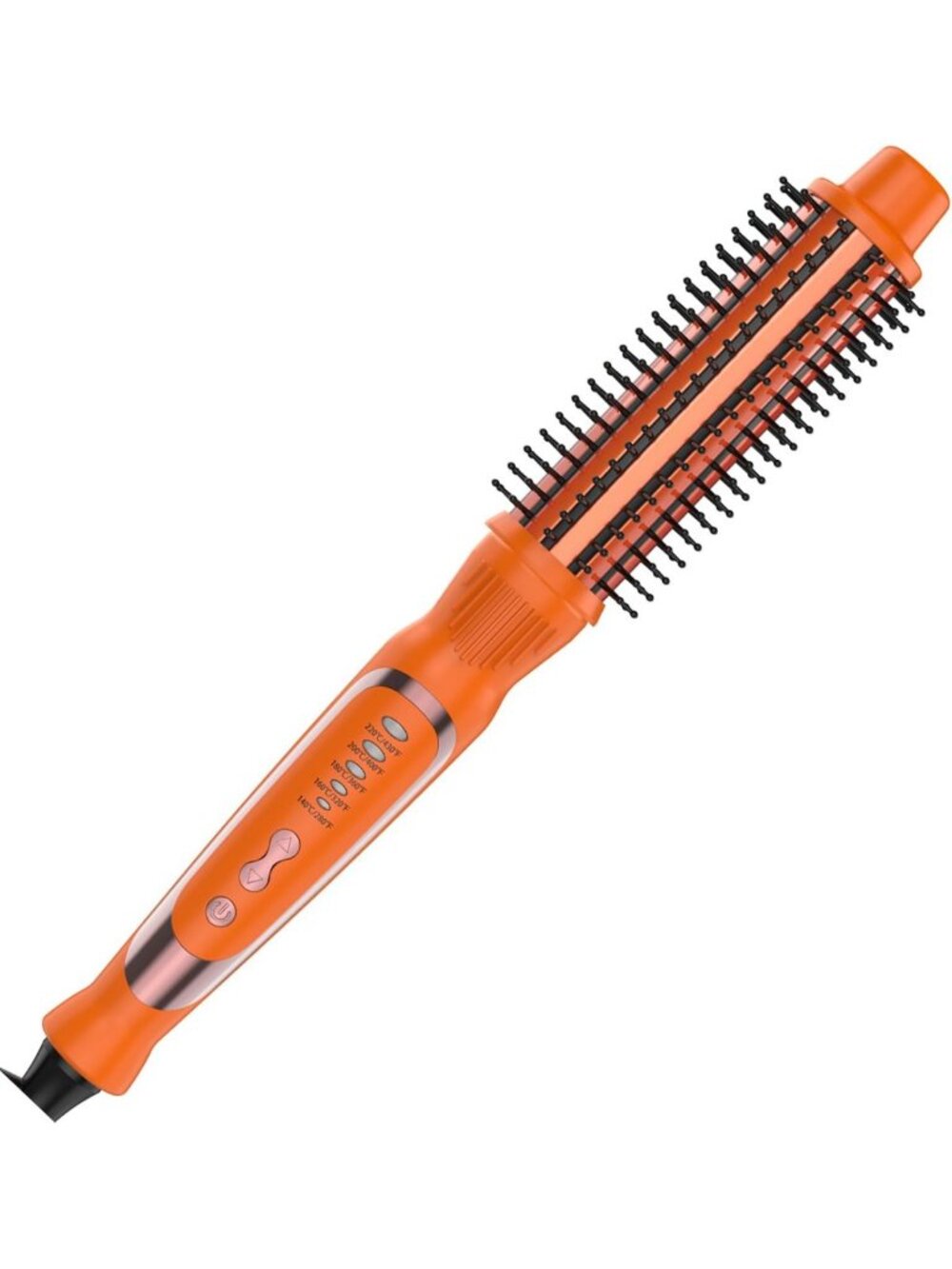 Ceramic Curling Iron Brush 1.25" - Thermal Styling Tool for Long Hair, Curls
